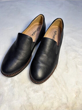 SoftWalk Whistle Slip-On Loafer Black Moccasins